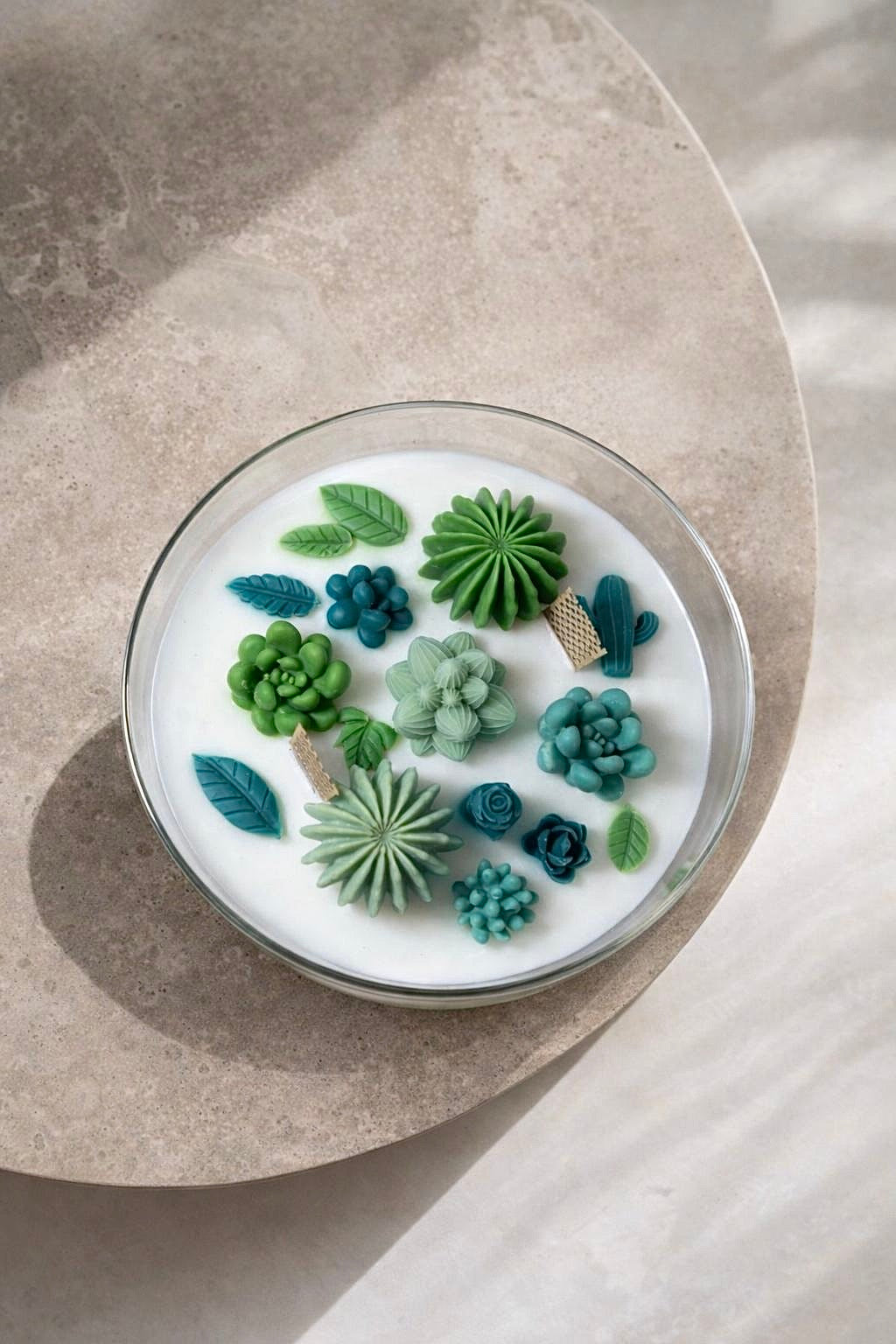 Jojoba Kokulu Dekoratif Soya Mum | Cam Ayaklı Kadeh 19 cm