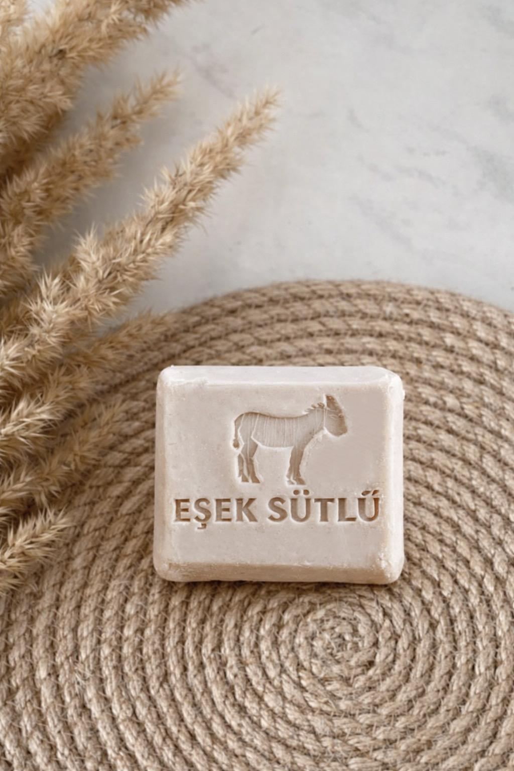 Eşek Sütlü Taş Dövme Sabun – 125 g | El Yapımı