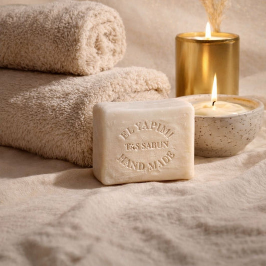 Zeytinyağlı Taş Dövme Sabun 120 g | El Yapımı